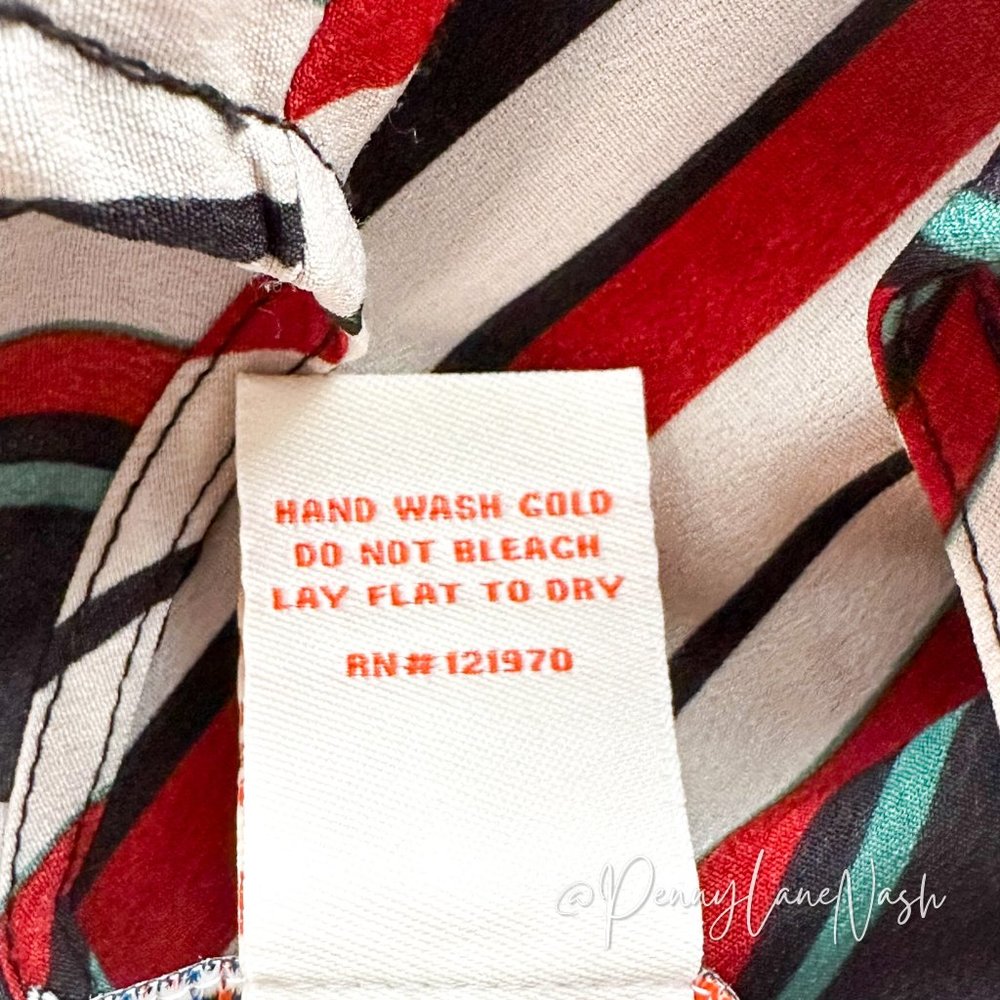 A Calin by Flying Tomato Puff Sleeve Striped Wrap Top - Picture 5 of 12